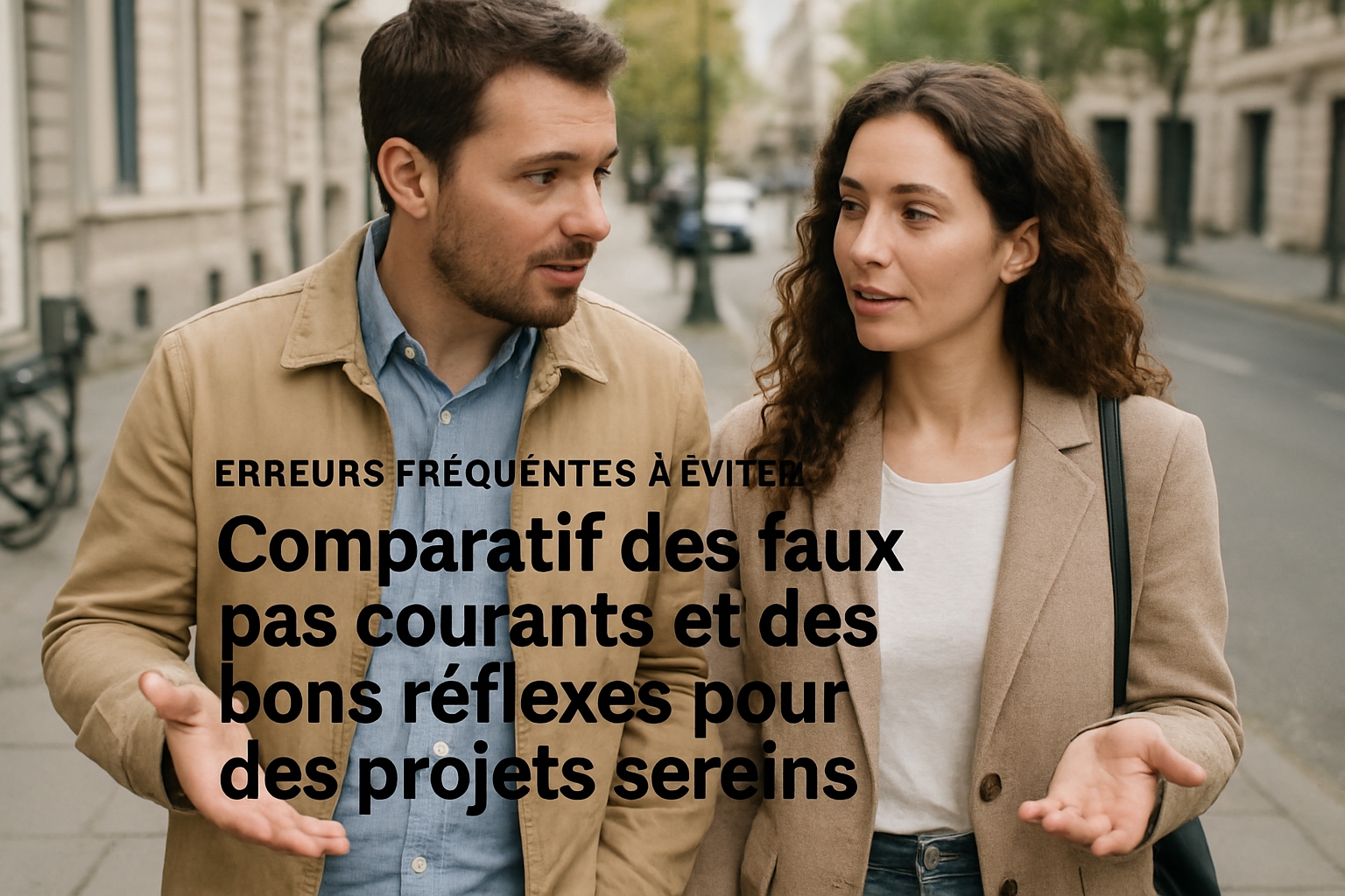 Comparatif des faux pas courants et des bons réflexes pour des projets sereins